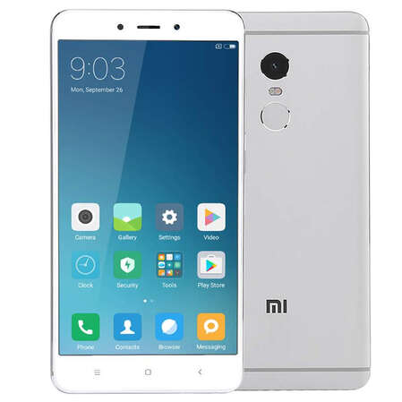 Смартфон Xiaomi Redmi Note 4 64Gb+3Gb Silver