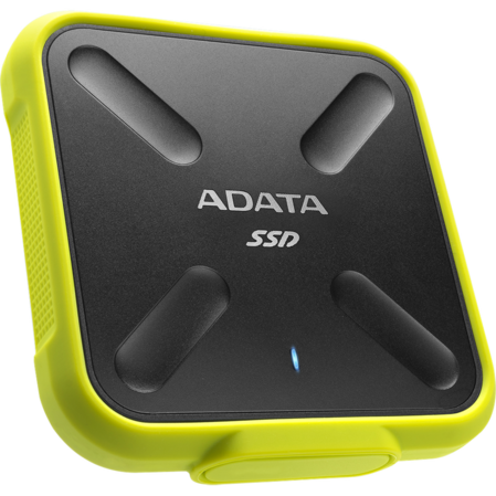 Внешний SSD-накопитель 1.8" 1000Gb A-DATA SD700 ASD700-1TU31-CYL (SSD) USB 3.1 желтый