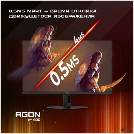 Монитор 24" AOC 24G4XE IPS 1920x1080 0.5ms HDMI, DisplayPort