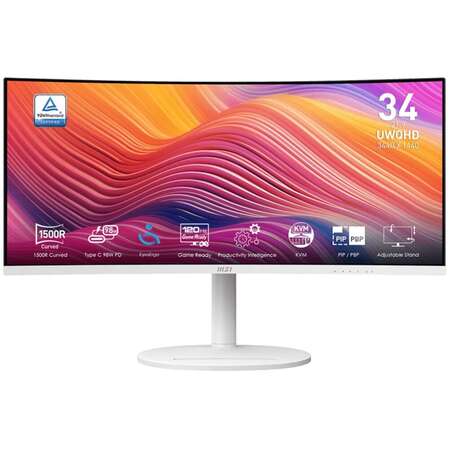 Монитор 34" MSI Modern MD342CQPW VA 3440x1440 4ms HDMI, DisplayPort, USB Type-C