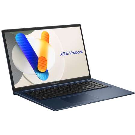 Ноутбук ASUS VivoBook 17 X1704ZA-AU333 Core i3 1215U/8Gb/512Gb SSD/17.3" FullHD/DOS Quiet Blue