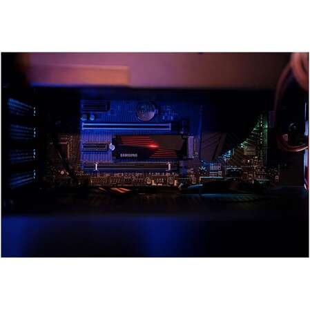 Внутренний SSD-накопитель 1000Gb Samsung 990 Pro with Heatsink RGB (MZ-V9P1T0GW) M.2 2280 PCI-E 4.0 x4