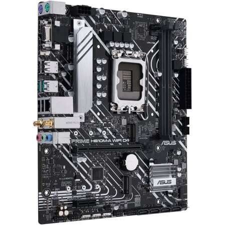 Материнская плата ASUS Prime H610M-A WiFi D4 H610 Socket-1700 2xDDR4, 4xSATA3, 2xM.2, 1xPCI-E16x, 2xUSB3.2, D-Sub, DP, HDMI, WiFi, Glan, mATX