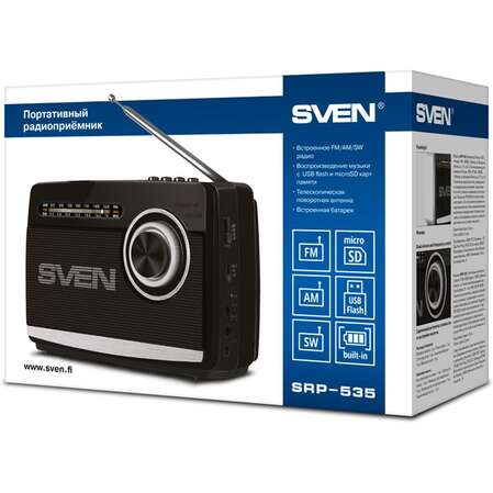 Радиоприемник Sven SRP-535 Black