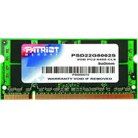 Модуль памяти SO-DIMM DDR2 2Gb PC6400 800Mhz PATRIOT (PSD22G8002S)