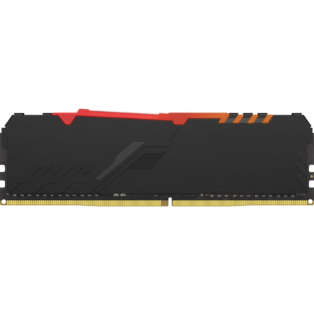 Модуль памяти DIMM 8Gb DDR4 PC27600 3466MHz Kingston HyperX Fury RGB Black Series XMP (HX434C16FB3A/8)