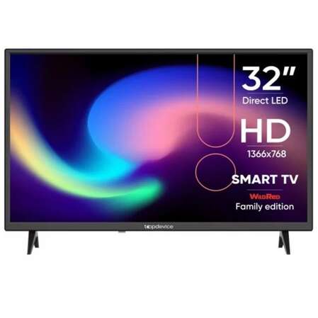 Телевизор 32" Topdevice TDTV32BS01H_BK (HD 1366x768, Smart TV) черный