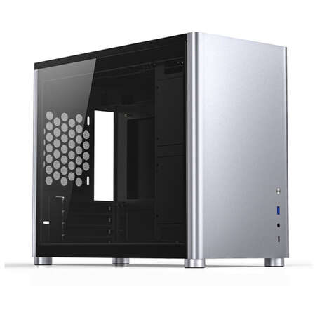 Корпус MicroATX Minitower JONSBO D30 Silver TG Серебристый