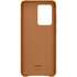 Чехол для Samsung Galaxy S20 Ultra SM-G988 Leather Cover коричневый