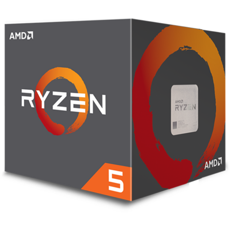 Процессор AMD Ryzen 5 1400, 3.2ГГц, (Turbo 3.4ГГц), 4-ядерный, L3 8МБ, Сокет AM4, BOX