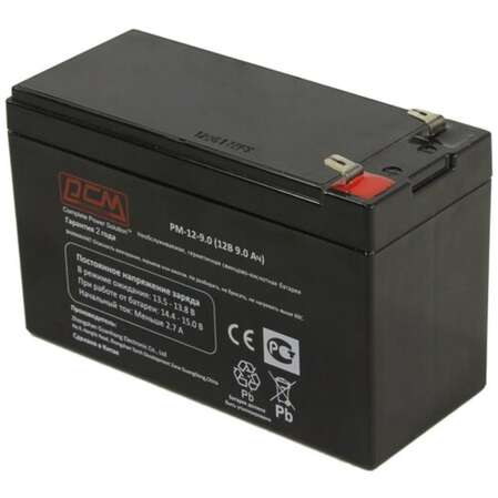 Батарея Powercom PM-12-9.0, 12V 9Ah