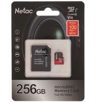 Карта памяти Micro SecureDigital 256Gb Netac SDXC class 10 (NT02P500PRO-256G-R)