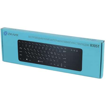 Клавиатура Oklick 830ST Wireless Black USB