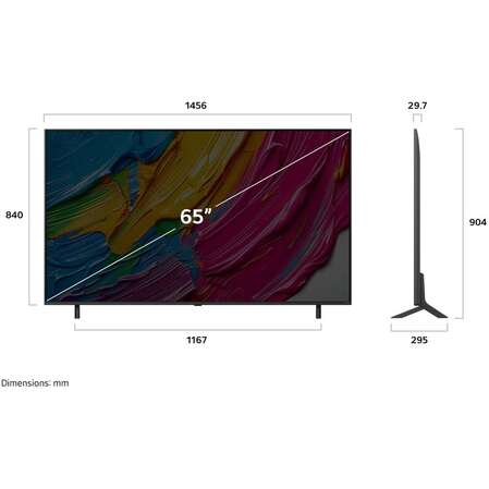 Телевизор 65" LG 65QNED80A6A.ARUG 2025