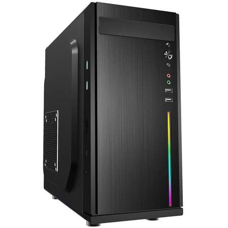 Корпус MicroATX Miditower Delux G504 RGB Black