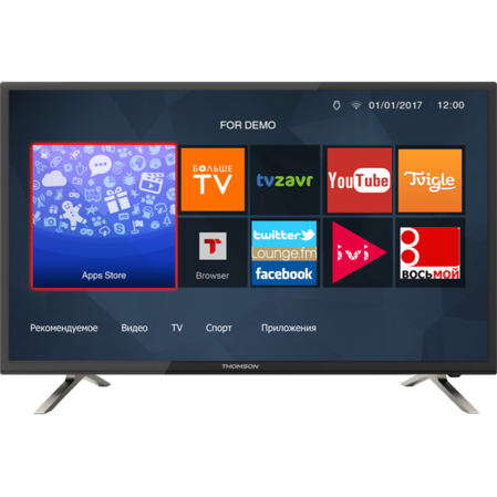 Телевизор 28" Thomson T28RTL5030 (HD 1366x768, Smart TV, USB, HDMI, Wi-Fi ) черный