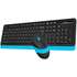 Клавиатура+мышь A4Tech Fstyler FG1010 Black/Blue