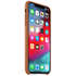 Чехол для Apple iPhone Xs Max Leather Case Saddle Brown