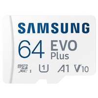 Карта памяти Micro SecureDigital 64Gb SDXC Samsung Evo Plus class10 UHS-I U3 (MB-MC64SA)