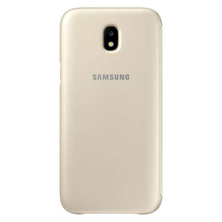 Чехол для Samsung Galaxy J5 (2017) SM-J530FM Wallet Cover золотистый 