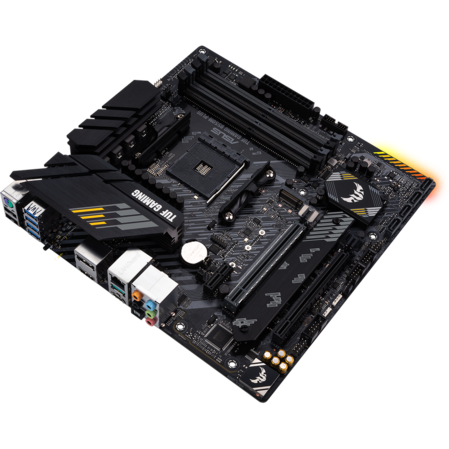 Материнская плата ASUS TUF Gaming B550M-Plus B550 Socket AM4 4xDDR4, 4xSATA3, RAID, 2xM.2, 2xPCI-E16x, 5xUSB3.2, 1xUSB3.2 Type C, DP, HDMI, 2.5Glan, mATX