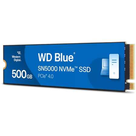 Внутренний SSD-накопитель 500Gb Western Digital Blue SN5000 (WDS500G4B0E) M.2 PCIe NVMe 4.0 x4