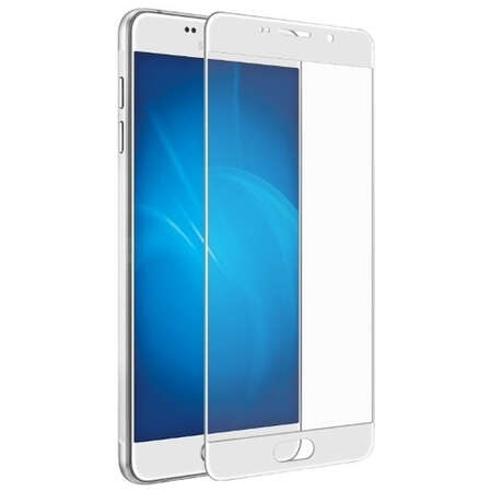 Защитное стекло для Samsung Galaxy A5 (2016) SM-A510F Onext, на весь экран, с белой рамкой