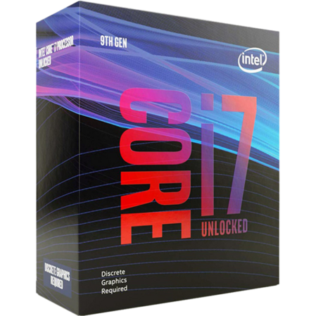 Процессор Intel Core i7-9700KF, 3.6ГГц, (Turbo 4.9ГГц), 8-ядерный, L3 12МБ, LGA1151v2, BOX