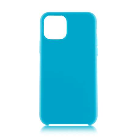 Чехол для Apple iPhone 11 Pro Brosco Softrubber голубой