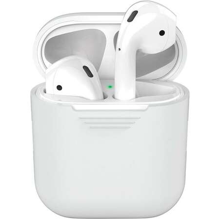 Чехол силиконовый Deppa для Apple AirPods 47001 прозрачный