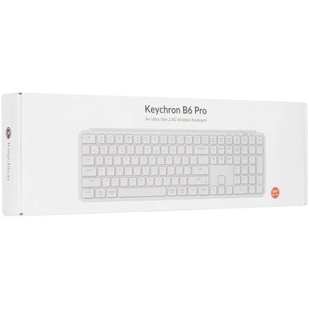 Клавиатура Keychron B6 Pro Bluetooth B6P-K8 Ivory White