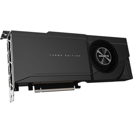 Видеокарта Gigabyte GeForce RTX 3090 24576Mb, Turbo 24G (GV-N3090TURBO-24GD) 2xHDMI, 2xDP, Ret 