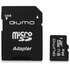 Карта памяти Micro SecureDigital 64Gb Qumo UHS-I 3.0 ( QM64GMICSDXC10U1 ) адаптер SD