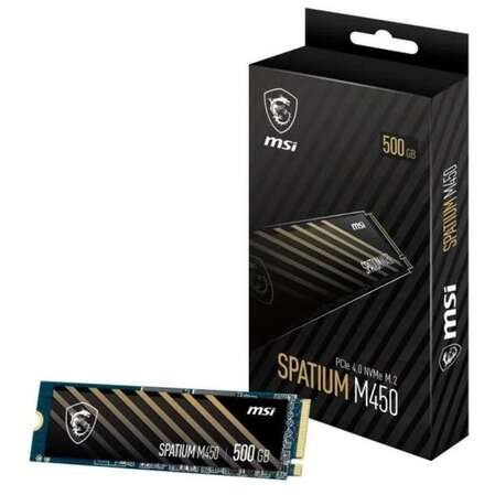 Внутренний SSD-накопитель 500Gb MSI Spatium M450 S78-440K090-P83 M.2 2280 PCIe NVMe 4.0 x4