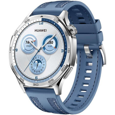 Умные часы Huawei Watch GT 5 Blue fluoroelastomer