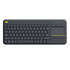 Клавиатура беспроводная Logitech K400 Plus Wireless Touch Keyboard Black