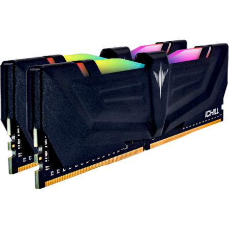 Модуль памяти DIMM 16Gb 2х8Gb DDR4 PC28800 3600MHz Inno3D iCHILL RGB Black Heat spreader, RGB LED, XMP 2.0 (RCX2-16G3600R)
