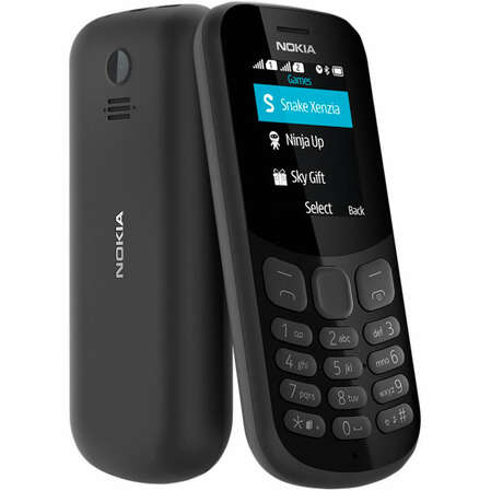 Мобильный телефон Nokia 130 Dual Sim (TA-1017) Black 