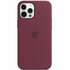 Чехол для Apple iPhone 12 Pro Max Silicone Case with MagSafe Plum