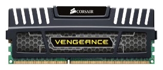 Модуль памяти DIMM 8Gb DDR3 PC12800 1600MHz Corsair Vengeance Black (CMZ8GX3M1A1600C10)