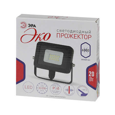 Светодиодный прожектор ЭРА Eco Slim LPR-20-6500К-М SMD Б0027789