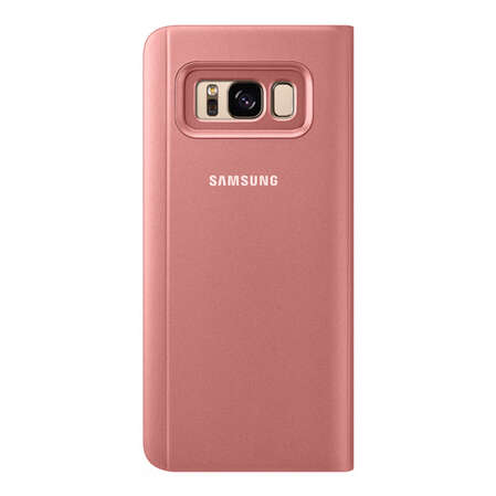 Чехол для Samsung Galaxy S8+ SM-G955 Clear View Standing Cover, розовый