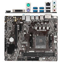 Материнская плата MSI A520M Pro A520 Socket AM4 2xDDR4, 4xSATA3, RAID, 1xM.2, 1xPCI-E16x, 4xUSB3.2, D-Sub, DP, HDMI, Glan, mATX