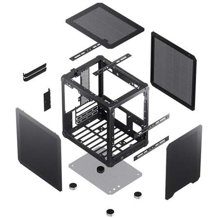 Корпус MicroATX Minitower JONSBO C6 Black