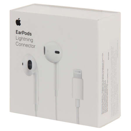 Гарнитура Apple EarPods with Lightning Connector White