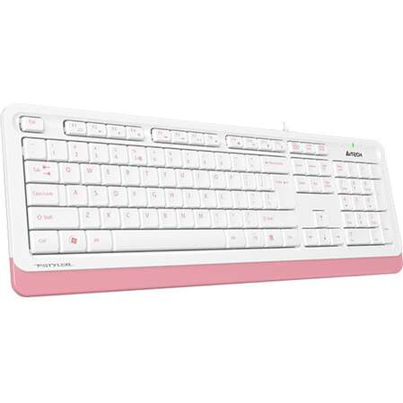 Клавиатура A4Tech Fstyler FK10 White/Pink