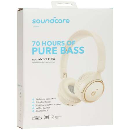 Bluetooth гарнитура Anker Soundcore H30i White