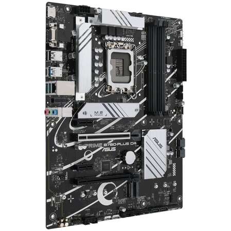 Материнская плата ASUS Prime B760-Plus D4 B760 Socket-1700 4xDDR4, 4xSATA3, RAID, 3xM.2, 2xPCI-E16x, 3xUSB3.2, 1xUSB3.2 Type C, D-Sub, DP, HDMI, 2.5Glan, ATX