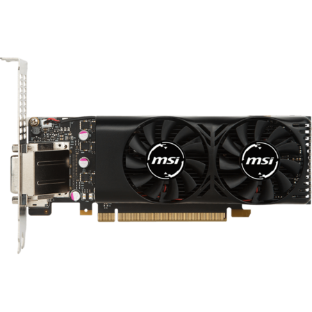 Видеокарта MSI GeForce GTX 1050 Ti 4096Mb, GTX 1050 Ti 4GT LP DVI-D, HDMI, DP Ret