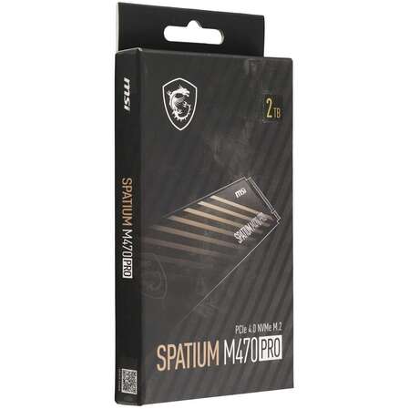 Внутренний SSD-накопитель 2000Gb MSI Spatium M470 Pro Client SSD S78-440Q990-P83 M.2 2280 PCIe NVMe 4.0 x4